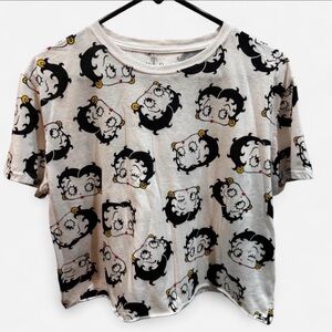 Betty Boop white cotton T-Shirt - Women’s Size XL